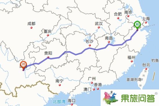 浙江到云南火車，浙江到云南多少公里，浙江到云南機(jī)票要多少錢？