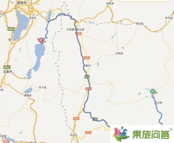 普者黑到撫仙湖有多遠？多少公里？普者黑到撫仙湖汽車