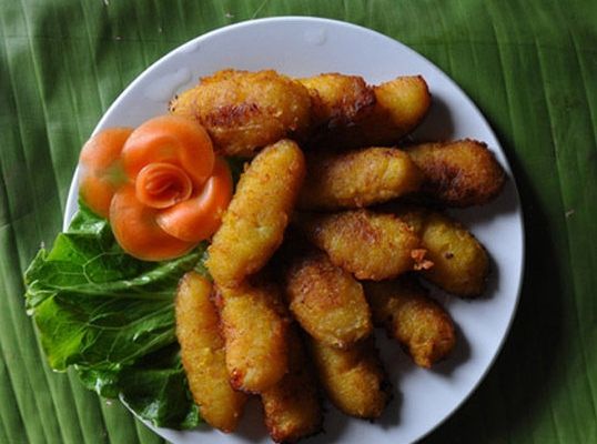 油炸芭蕉 昆明國(guó)旅周葉推薦:西雙版納水果吃法的奇妙之處——油炸芭蕉
