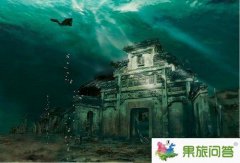 玉溪撫仙湖水下古城是什么樣的？
