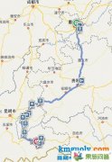 從重慶到文山開車怎么坐車？有多少公